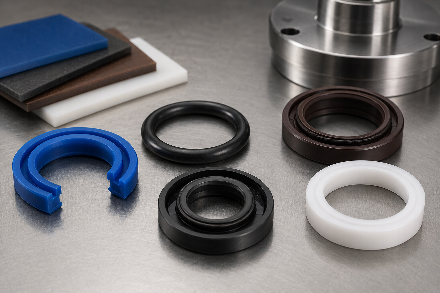 Промышленные уплотнения из полиуретана NBR FKM и PTFE